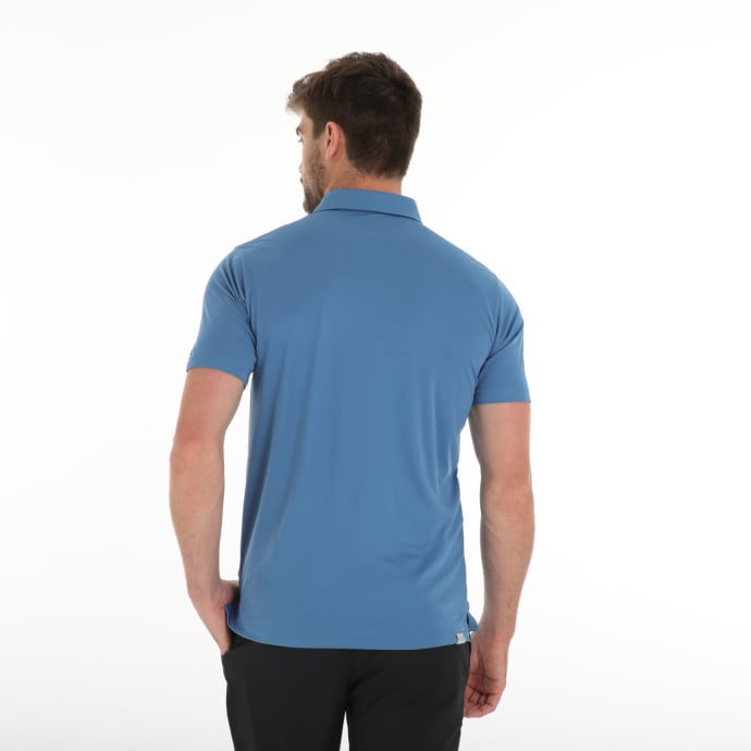 Puma Men's Golf Shirt | Solid | Blue Horizon