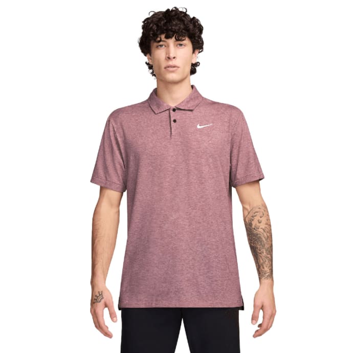 Nike Men's Golf Shirt | Heather | Burgundy