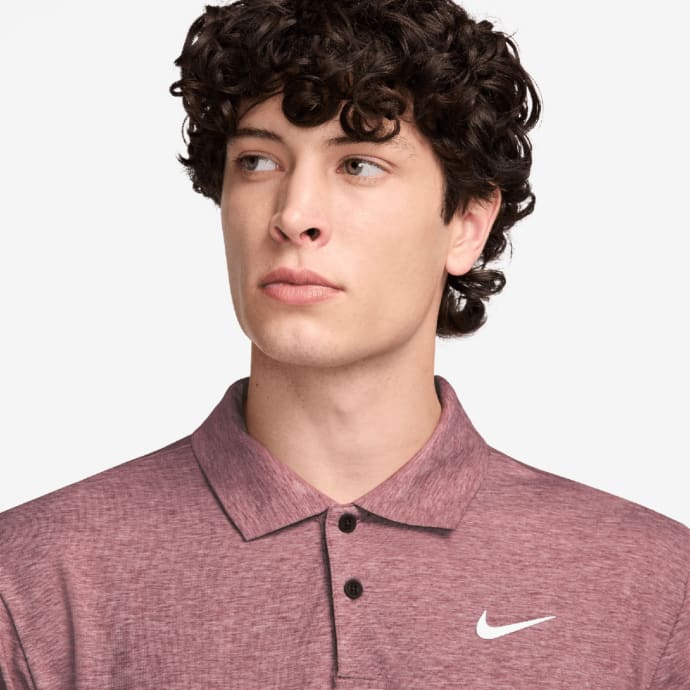 Nike Men's Golf Shirt | Heather | Burgundy