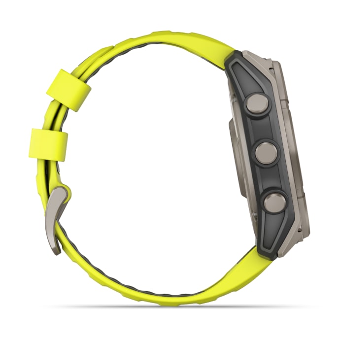 Garmin Fenix 8 Watch | 51mm | Saphire Solar | Titanium Yellow