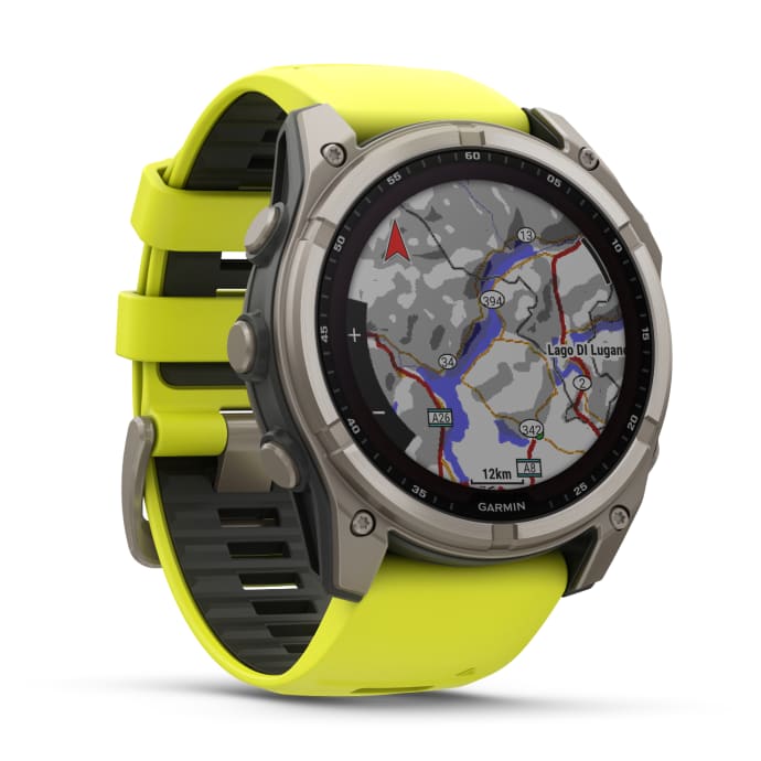 Garmin Fenix 8 Watch | 51mm | Saphire Solar | Titanium Yellow