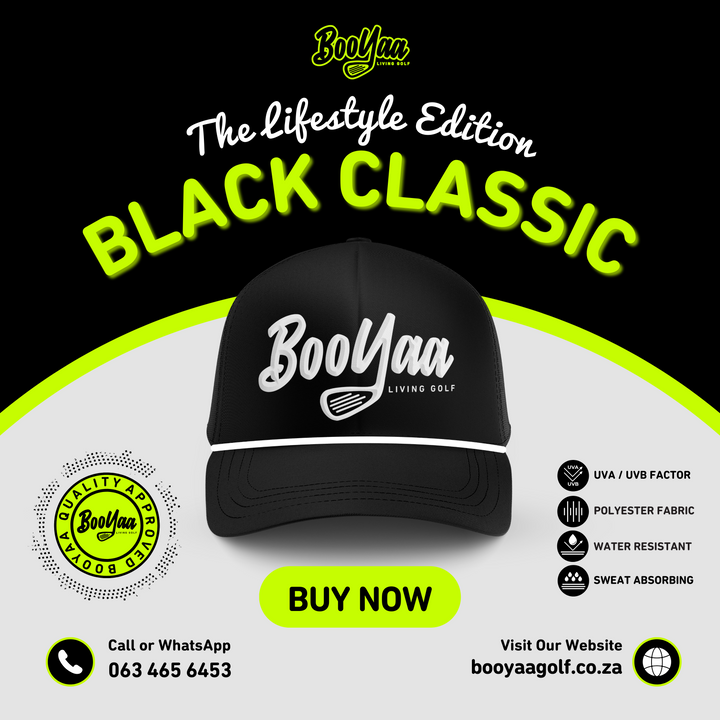 BooYaa Golf Cap - Black Classic