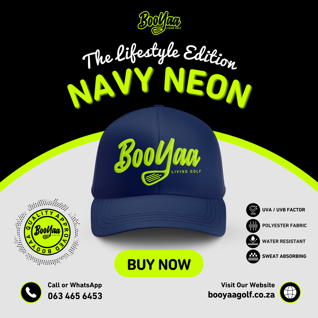 BooYaa Golf Cap - Navy Neon