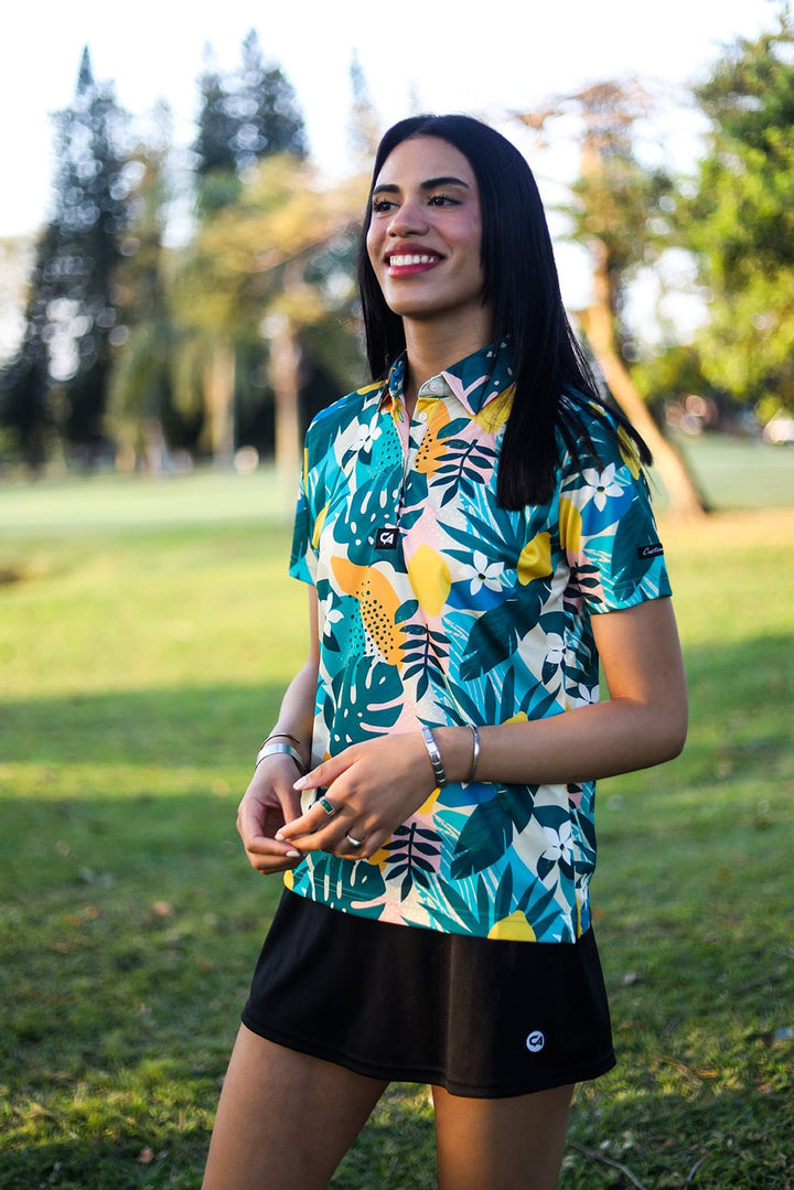 Custom Apparel Women's Golf Shirts | Funky | Exotic Fruits