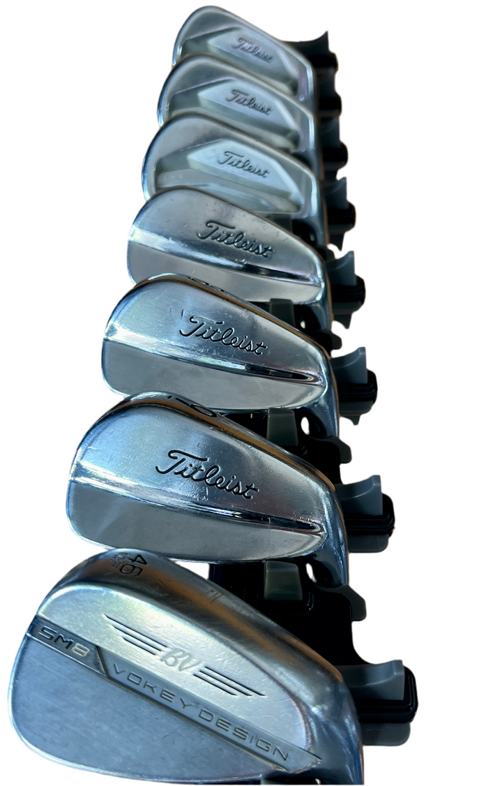 PRELOVED TITLEIST GOLF CLUBS | IRONS | CB AND 620 FORGED 4-PW