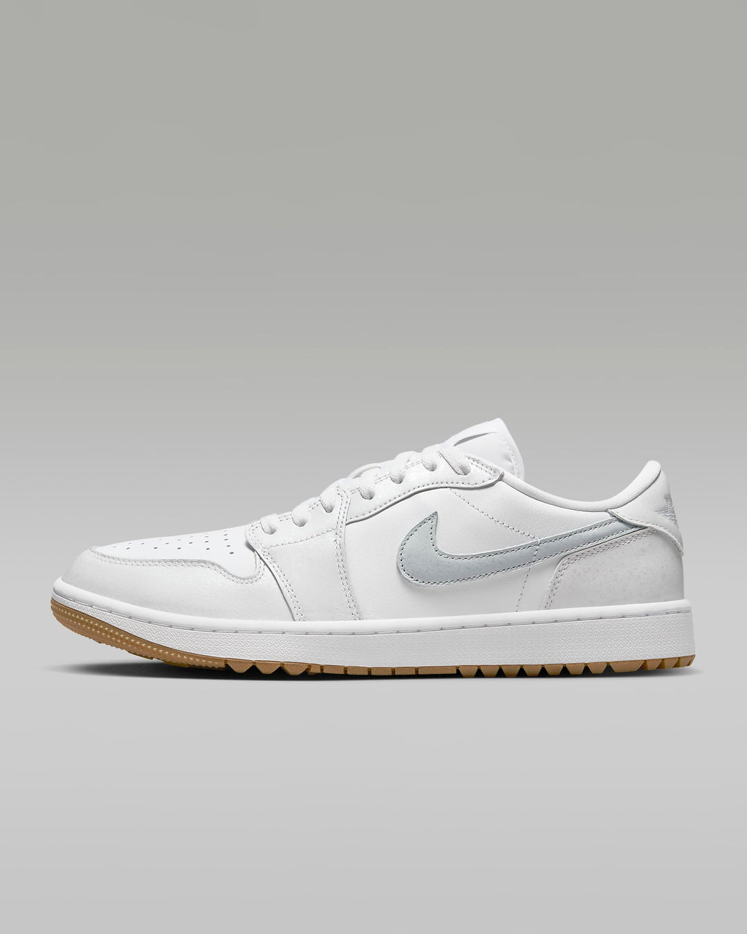 Nike Men's Golf Shoes |  Air Jordan | White/Platinum