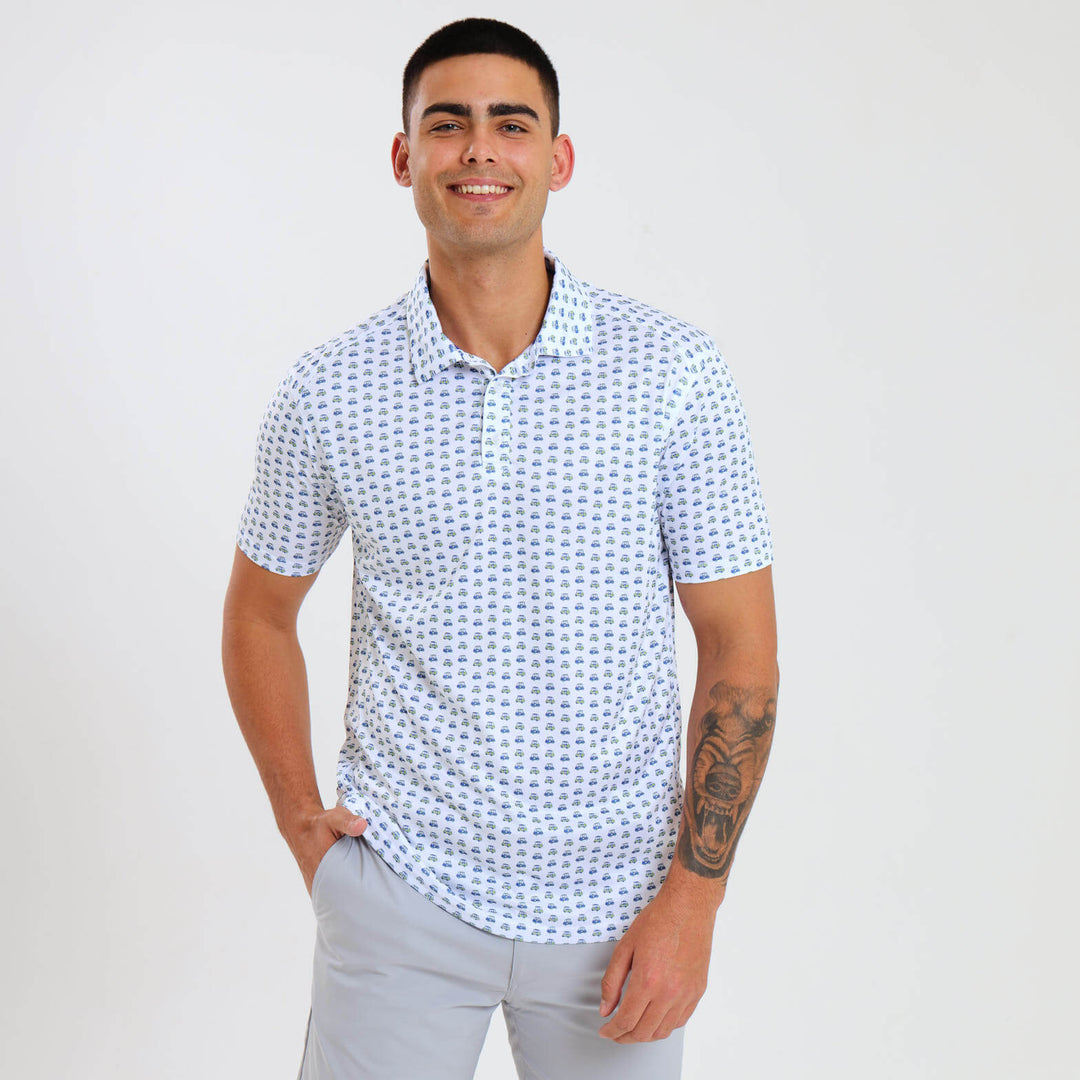 Mens Golf Shirt - Ride On