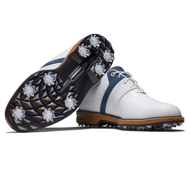 Footjoy Men's Golf Shoes | Premiere Series Packard LX | White/Navy