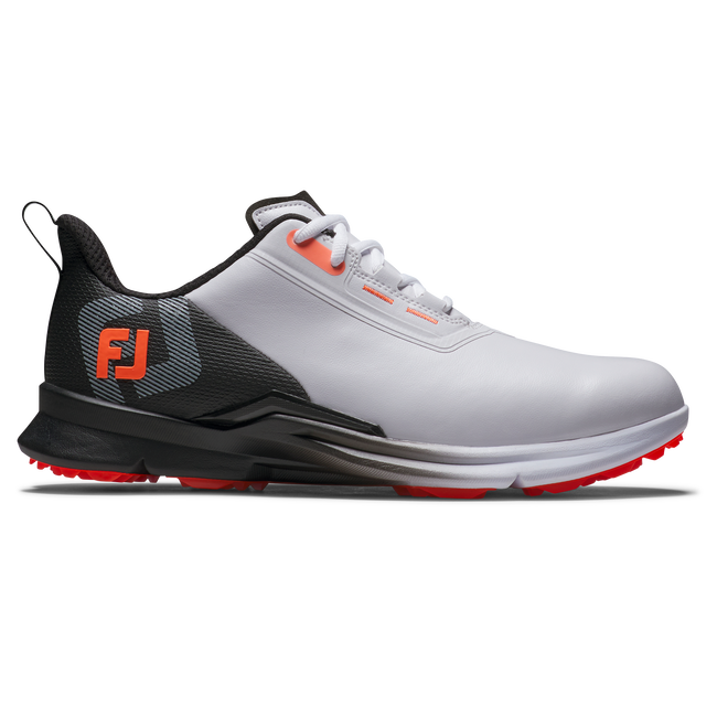 Footjoy Men's Golf Shoes | Fuel | White/Black/Coral