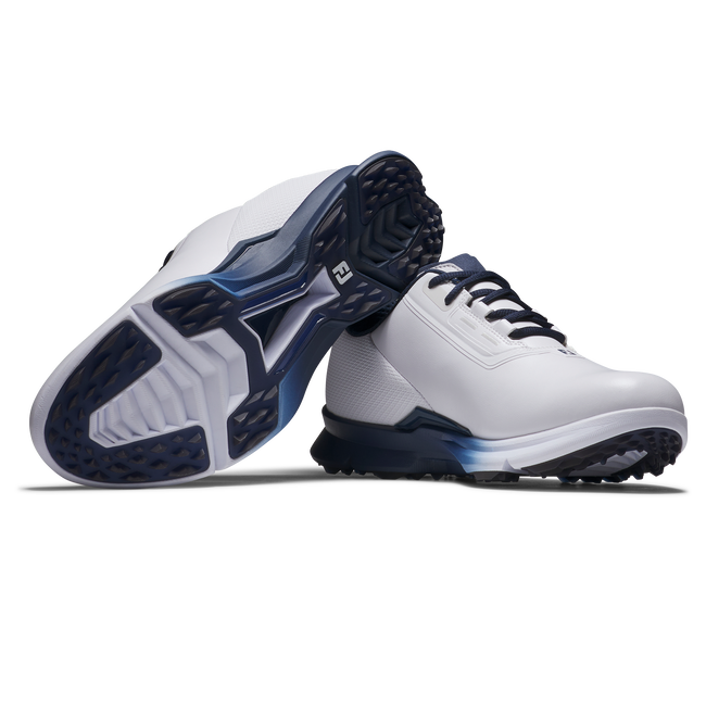 Footjoy Men's Golf Shoes | Fuel | White/Navy/Blue