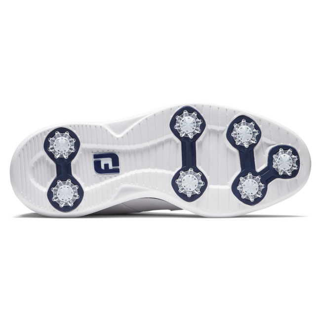 Footjoy Men's Golf Shoes | Traditions Blucher | White/Navy