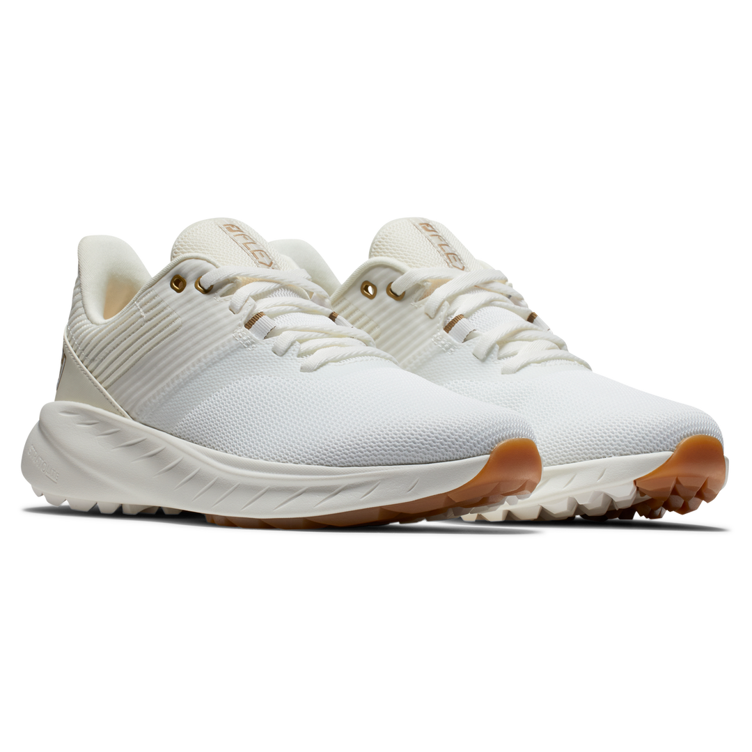 Footjoy Women's Golf Shoes | Flex XP | White/Yellow