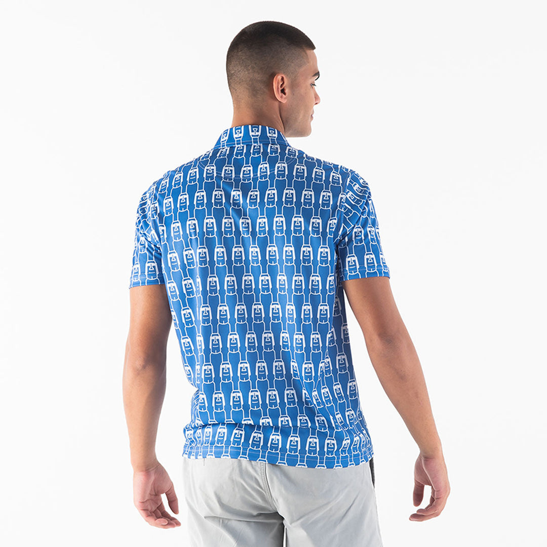 Golf Shirt - Easter Island | Royal Blue