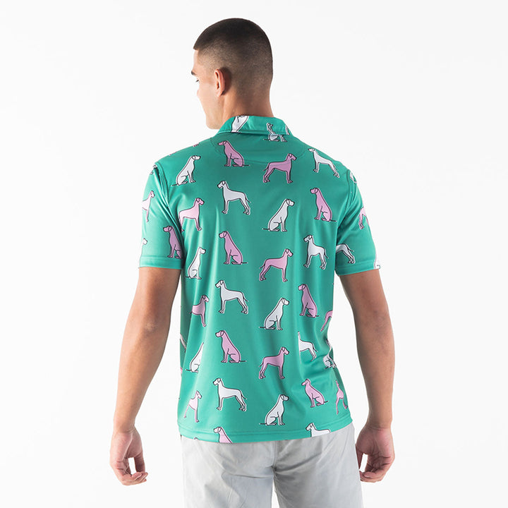 Golf Shirt - Great Danes | Green