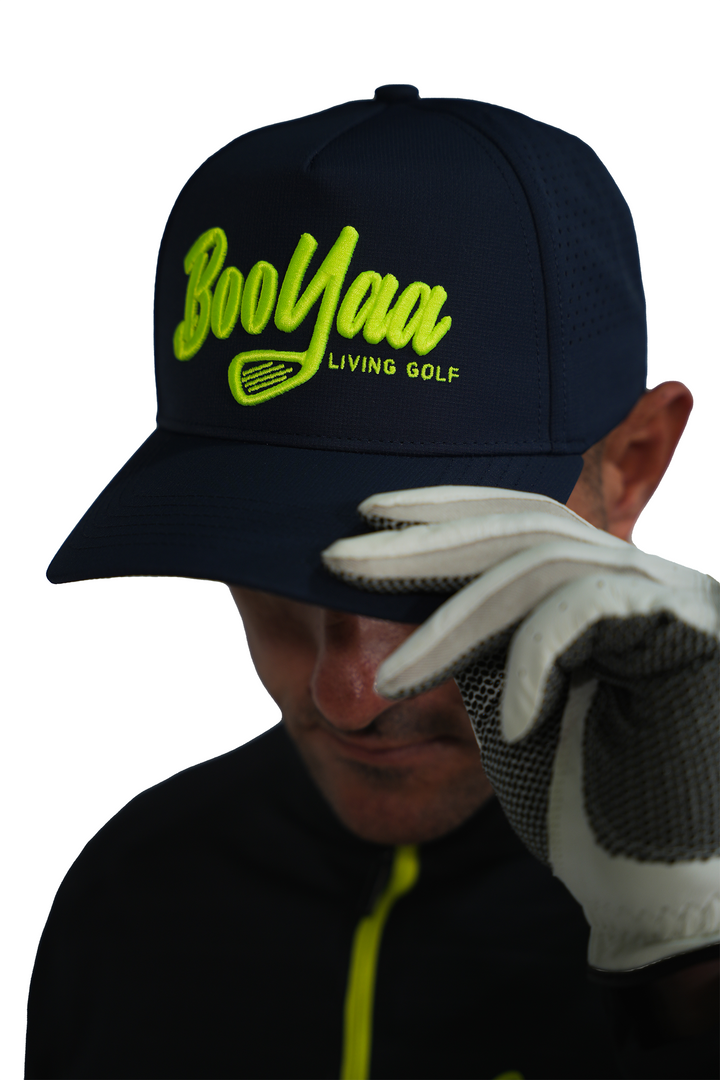 BooYaa Golf Cap - Navy Neon