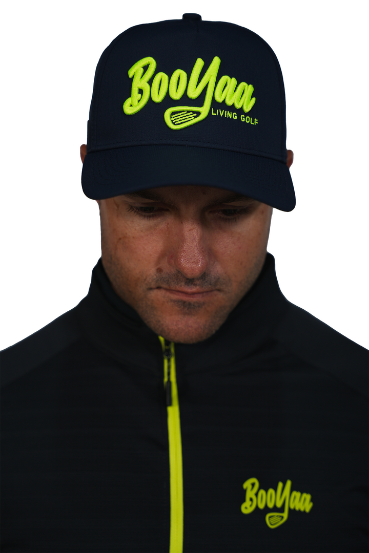 BooYaa Golf Cap - Navy Neon