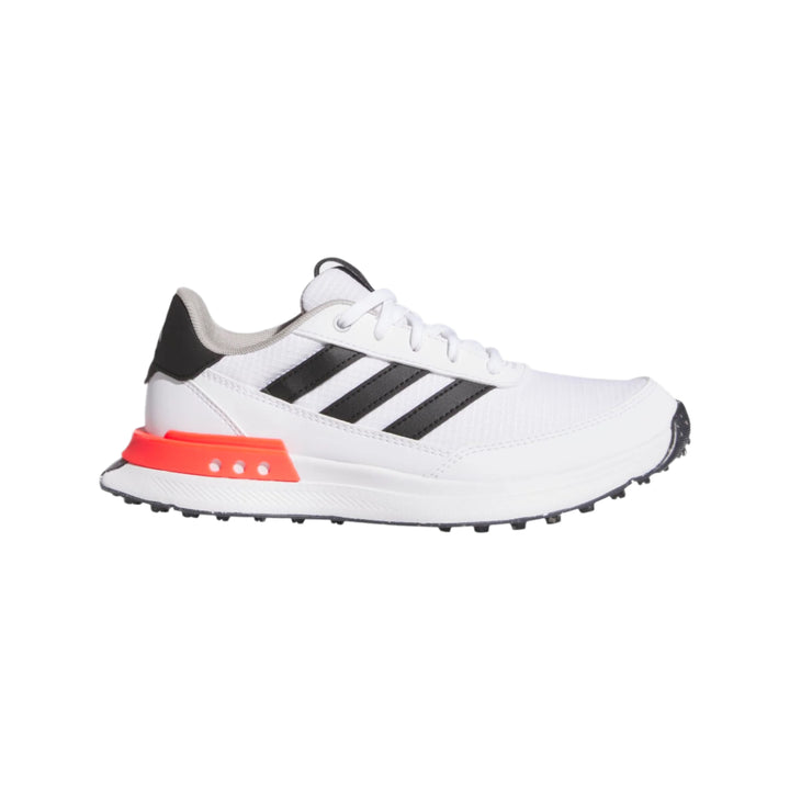 Adidas Junior Golf Shoe | S2G SL 24 | White/Black/Lucred