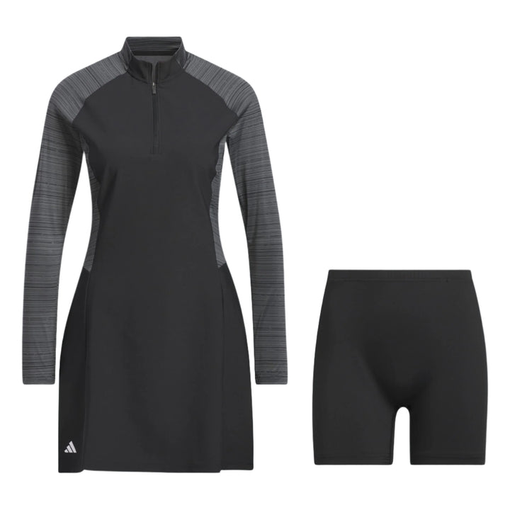 Adidas Women's Golf Dress | Long Sleeve | Black/Grey