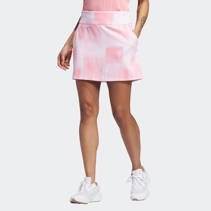 Adidas Women's Golf Skort | Print | Pink