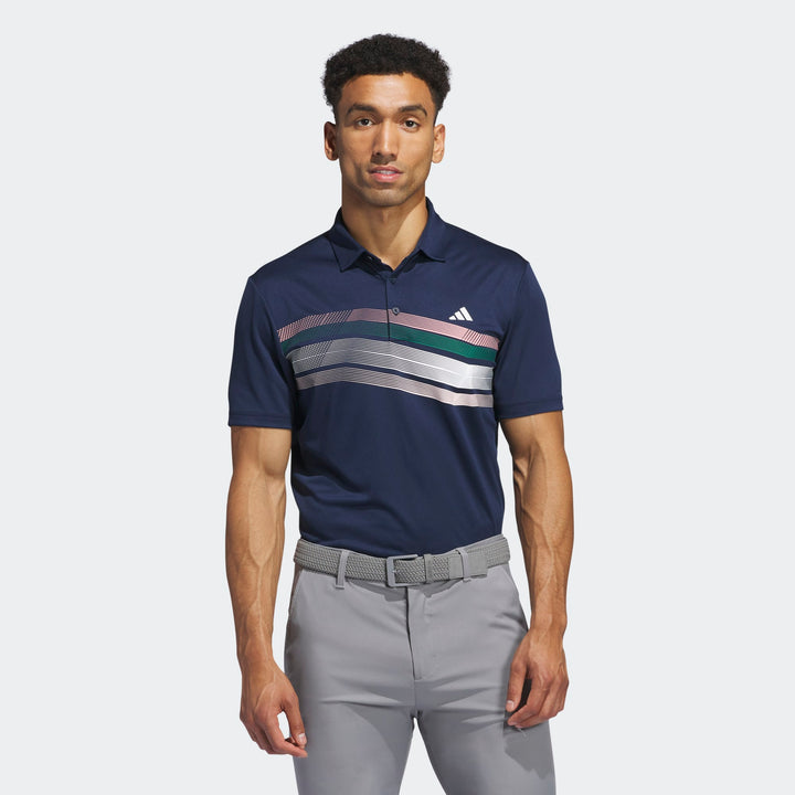 Adidas Men's Golf Shirts | Core Chest Stripe | Navy