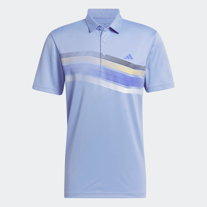 Adidas Men's Golf Shirts | Core Chest Stripe | Blue