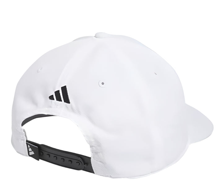 Adidas Men's Golf Cap | Tour 3 Stripe Print | White/Grey