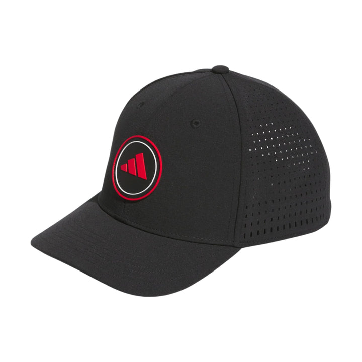 Adidas Men's Golf Cap | Hydrophobic Tour | Black/Red