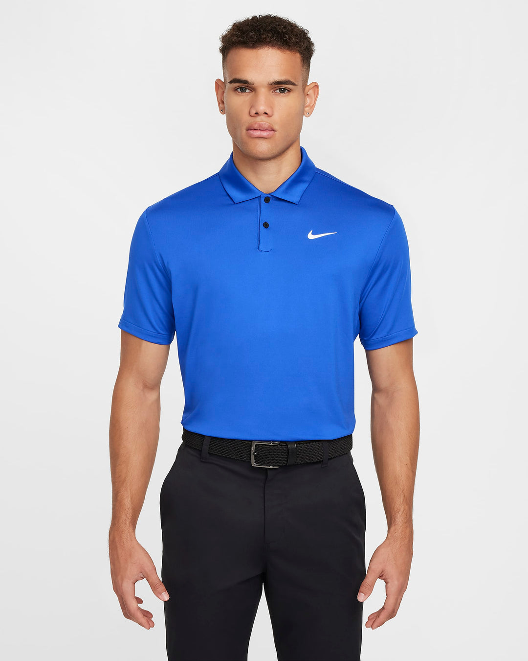 Nike Men's Golf Shirt | Tour Solid | Blue