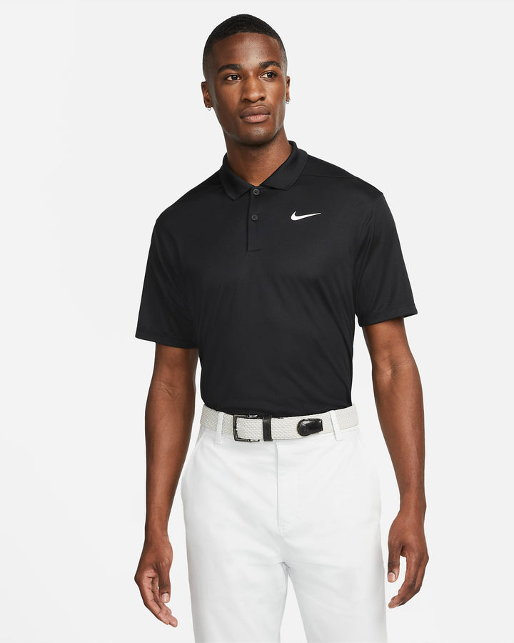 Nike Men's Golf Shirt | Victory Solid | Black