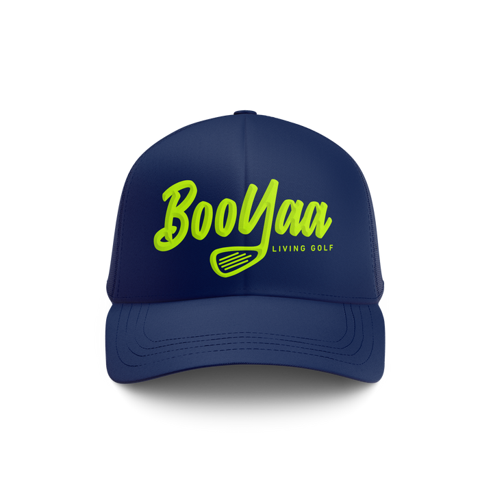 BooYaa Golf Cap - Navy Neon