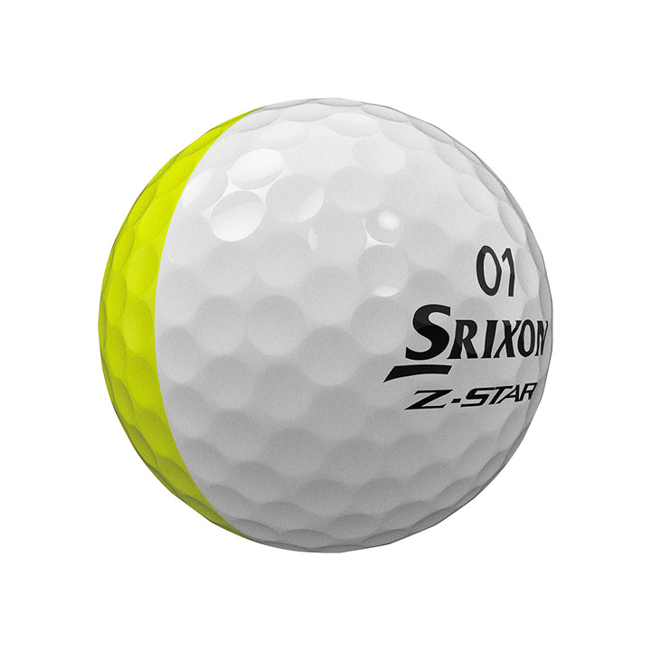 Srixon Golf Balls | Z-Star 9 Divide | Yellow White