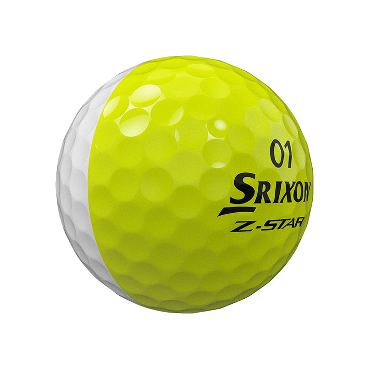 Srixon Golf Balls | Z-Star 9 Divide | Yellow White