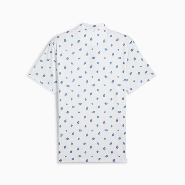 Puma Men's Golf Shirt | Love Birdies | White/Navy