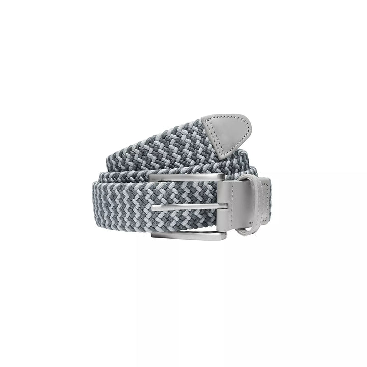 Puma Men's Golf Belt | Braided Weave | Ash Grey