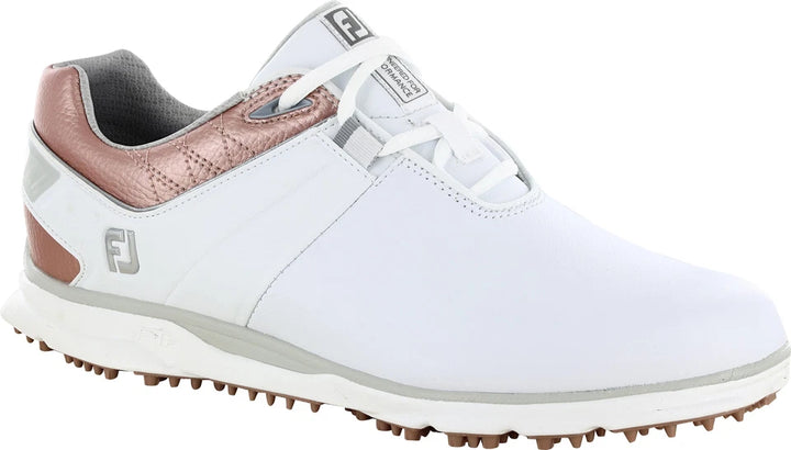 FOOTJOY WOMEN'S GOLF SHOES | PRO SL | WHITE/ROSE