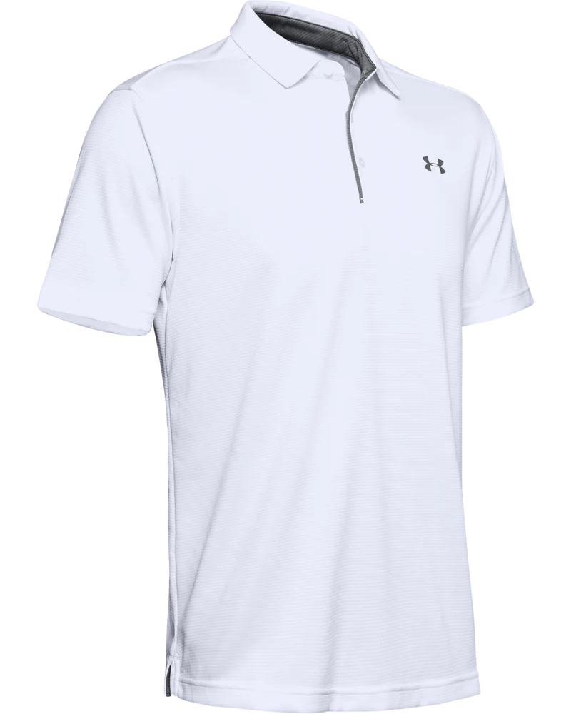 Under Armour Men`s Golf Shirt | Tech Polo | Striped