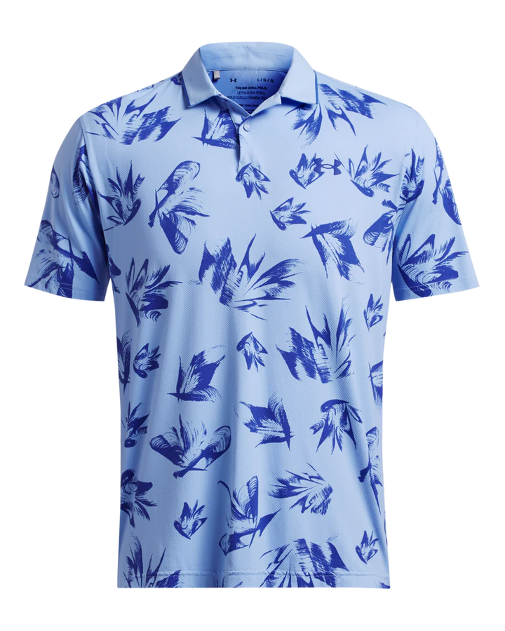 Under Armour Men's Golf Shirt | Iso-Chill Edge | Blue