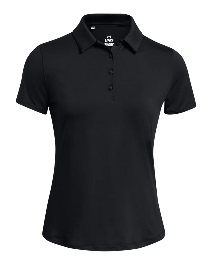 Under Armour Women's Golf Shirt | Playoff SS | Black