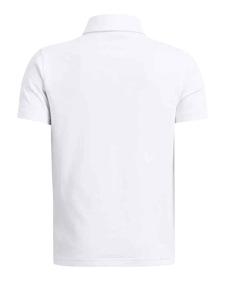 Under Armour Boy's Golf Shirt | Icon | White