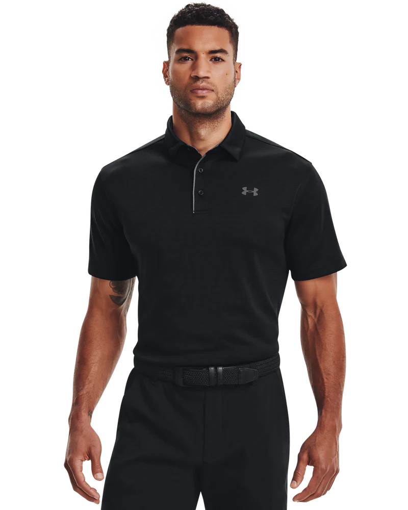 Under Armour Men`s Golf Shirt | Tech Polo | Striped