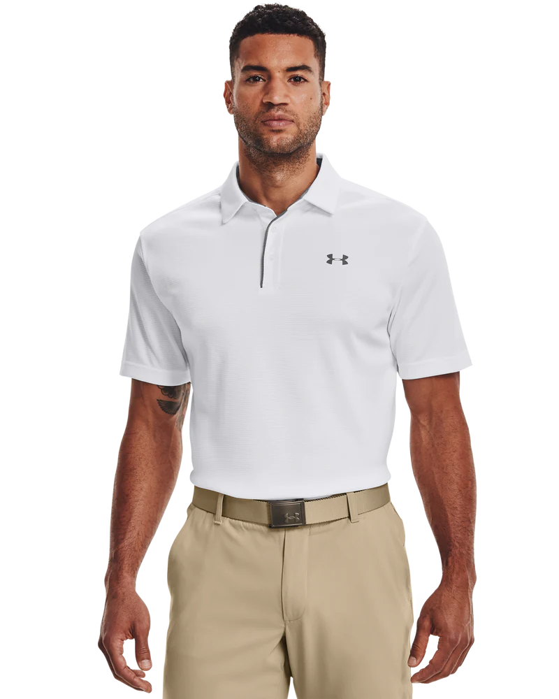 Under Armour Men`s Golf Shirt | Tech Polo | Striped