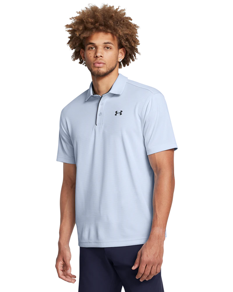 Under Armour Men`s Golf Shirt | Tech Polo | Striped