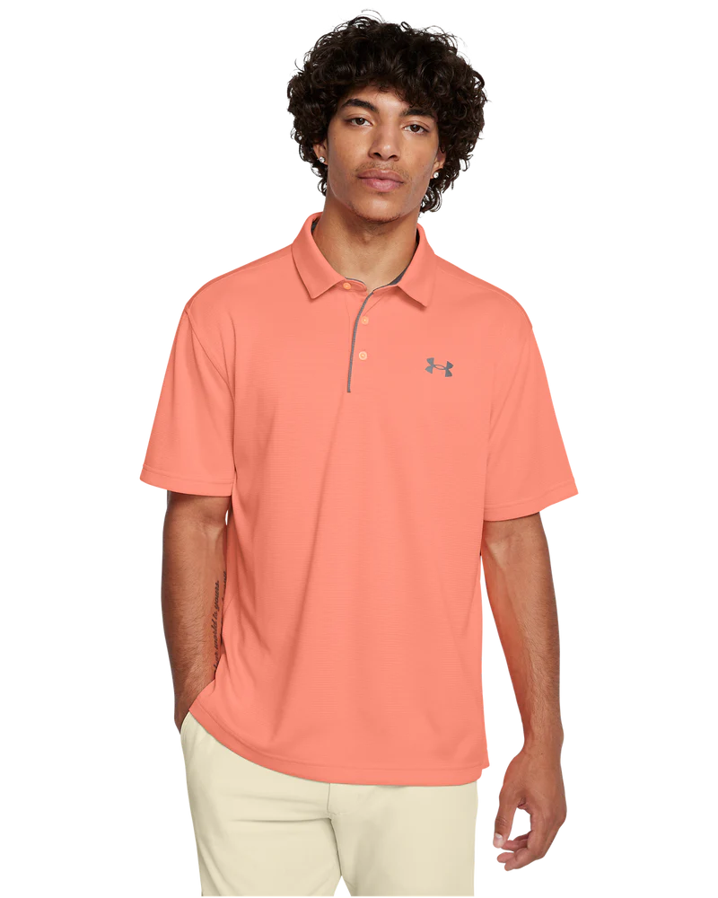 Under Armour Men`s Golf Shirt | Tech Polo | Striped