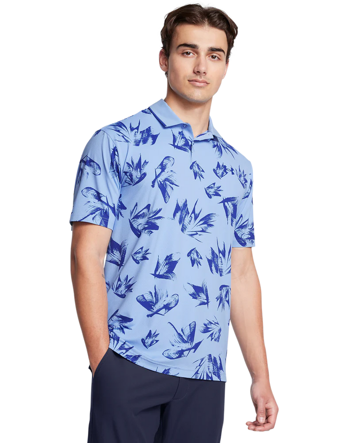 Under Armour Men's Golf Shirt | Iso-Chill Edge | Blue