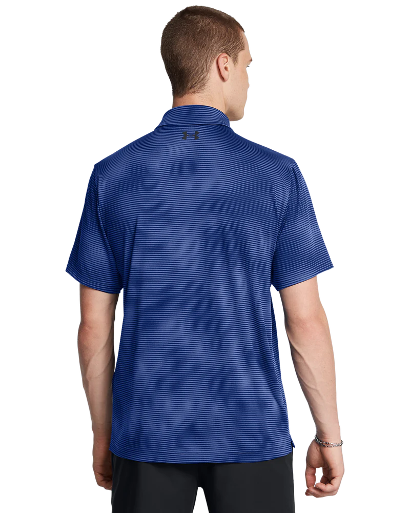 Under Armour Men's Golf Polo | 3.0 Printed Polo | Navy/Blue