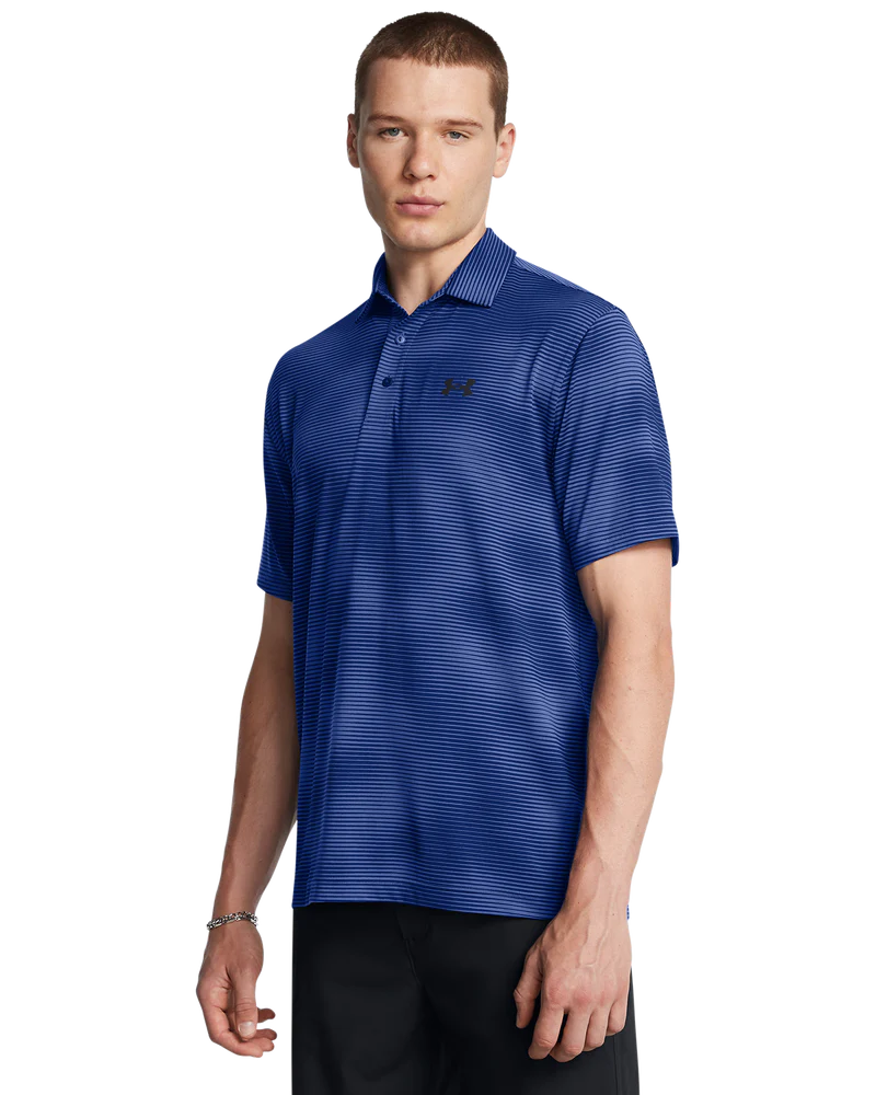 Under Armour Men's Golf Polo | 3.0 Printed Polo | Navy/Blue