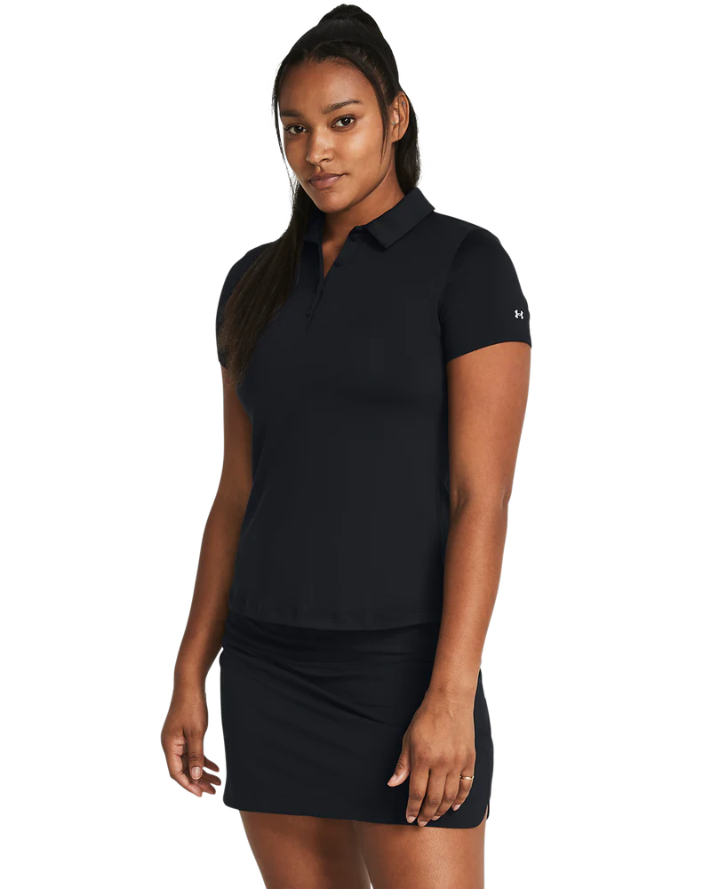 Under Armour Women's Golf Shirt | Playoff SS | Black