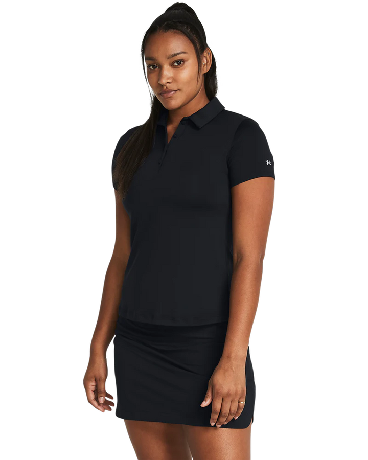 Under Armour Women's Golf Shirt | Playoff SS | Black