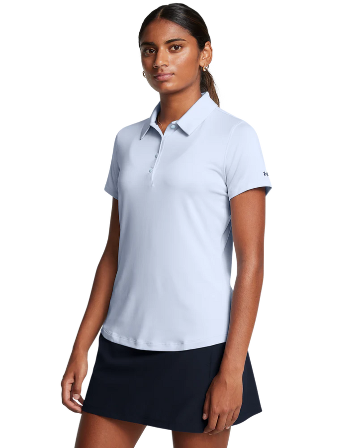 Under Armour Women's Golf Shirt | Playoff SS | Light Blue