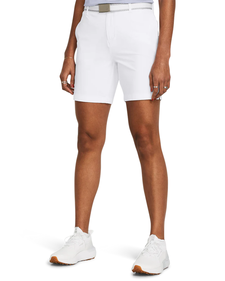 Under Armour Women's Golf Shorts | Drive 7'' | White